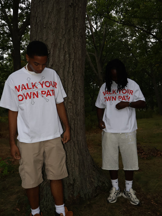 WALK YOUR OWN PATH (RED & WHITE)
